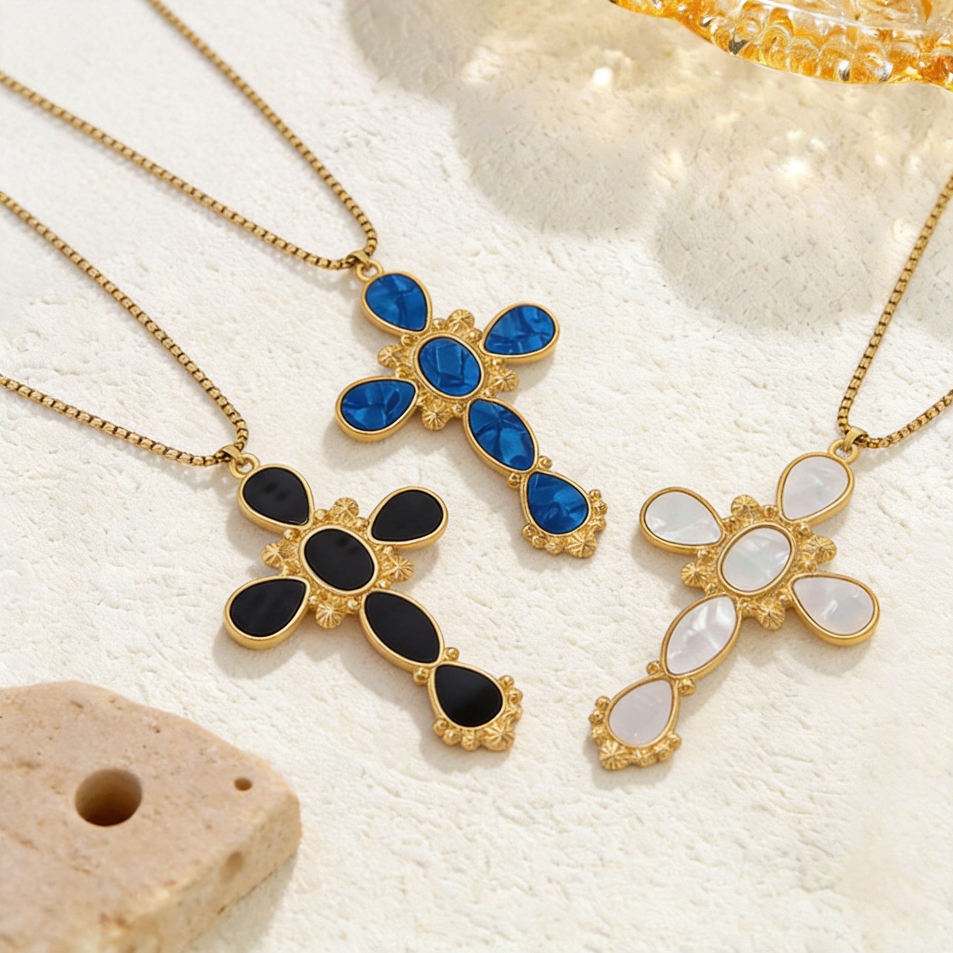 Collier de pendentif en acier inoxydable