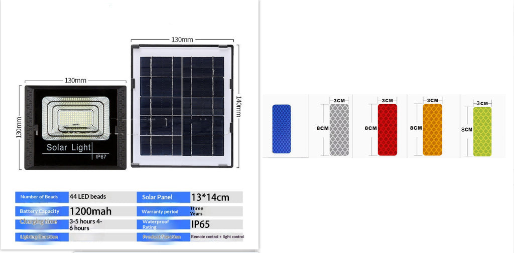 Lampe solaire extérieure étanche
