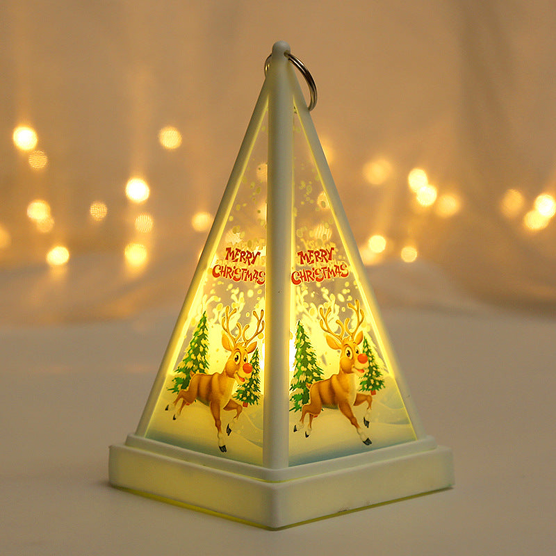 Décorations de Noël Lampe de nuit portable pour enfants Dîner cadeau de la veille de Noël