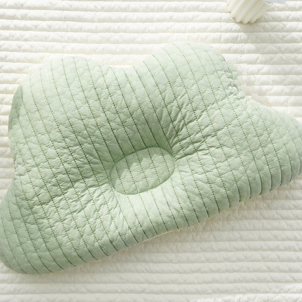 Coton Shaping Respirant Oreiller Anti-déviation Tête Bébé Correction