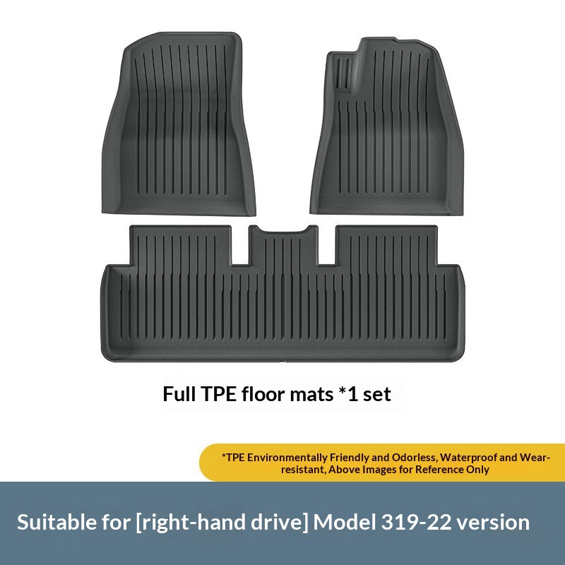 Tapis de plancher de voiture TPE pressés en plastique