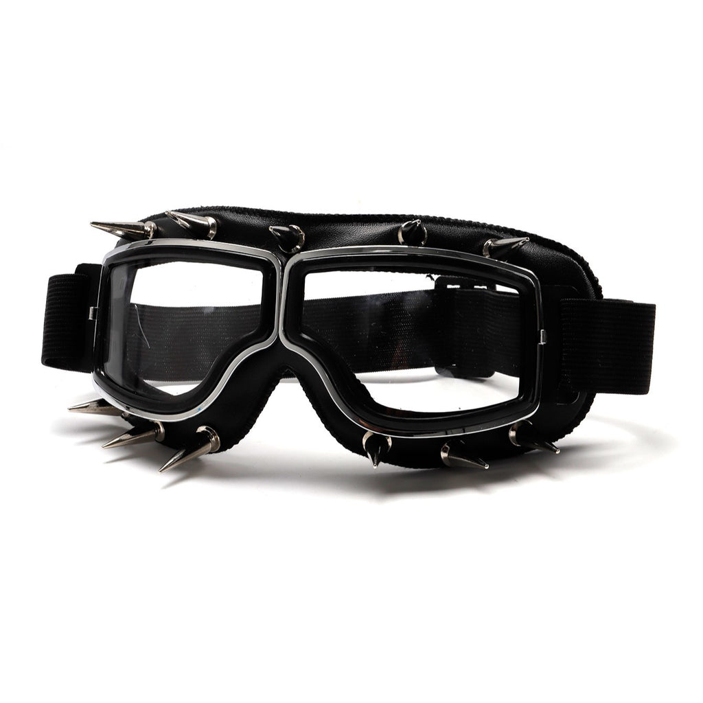 Retro Punk Rivet Gants coupe-vent Cuir Biker-Style Eyewear