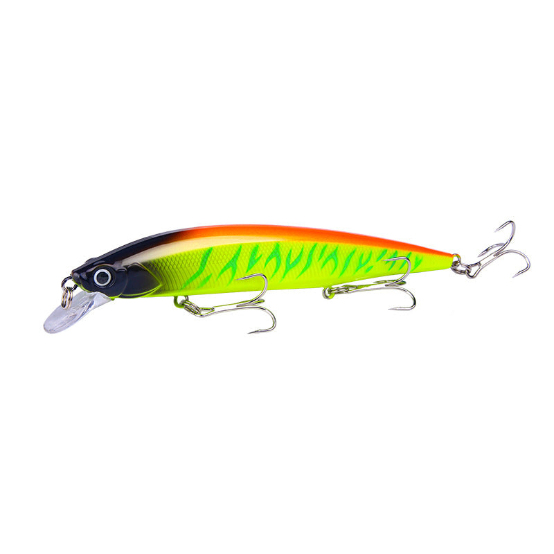Bâton de lure 14cm de long jet de plomb bloc flottant d'eau Minnow