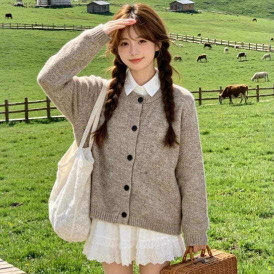 Cardigan tricoté pour femmes pour l'automne de printemps Et l'hiver