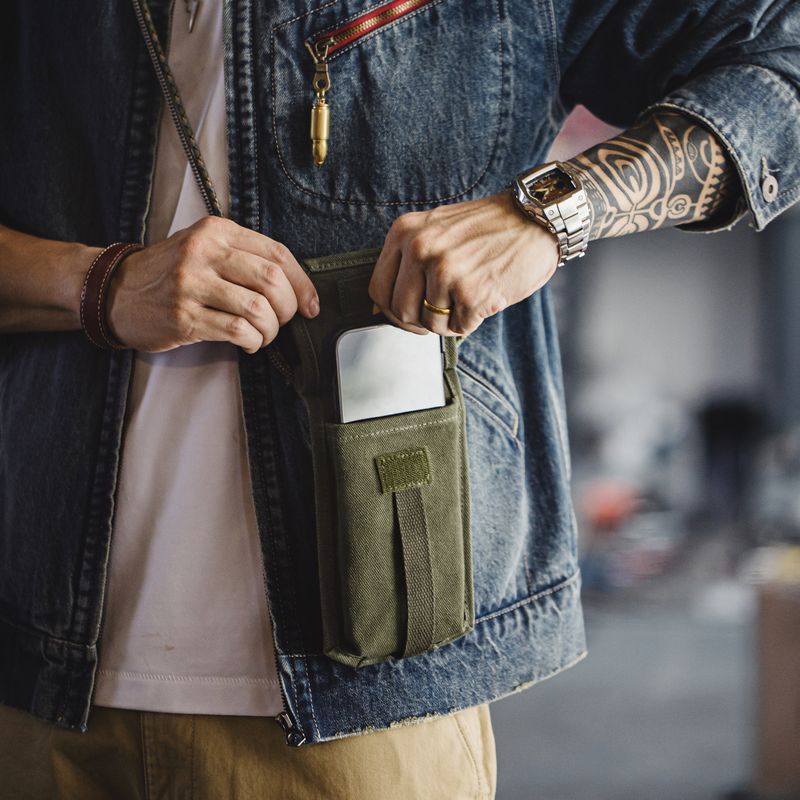 Ma Deng Workwear M16 Army Green Petit sac à épaule pour les opérations sur le terrain