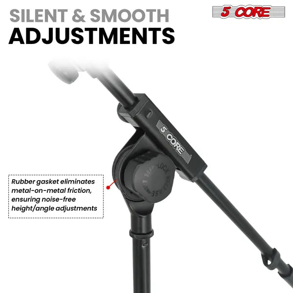 5 Support Mic Core Support Microphone réglable Sol W 180°