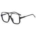 Y2K Chic Personnalité Double pont Lunettes de soleil semi-imprimées