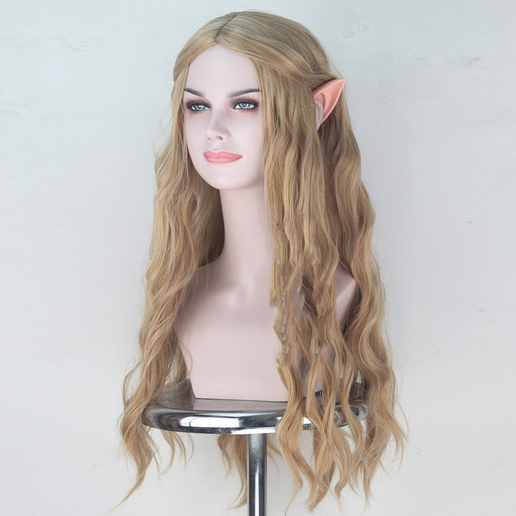 Perruque hobbit Elf Queen Kellantril avec oreilles Perruques d'anime Cosplay