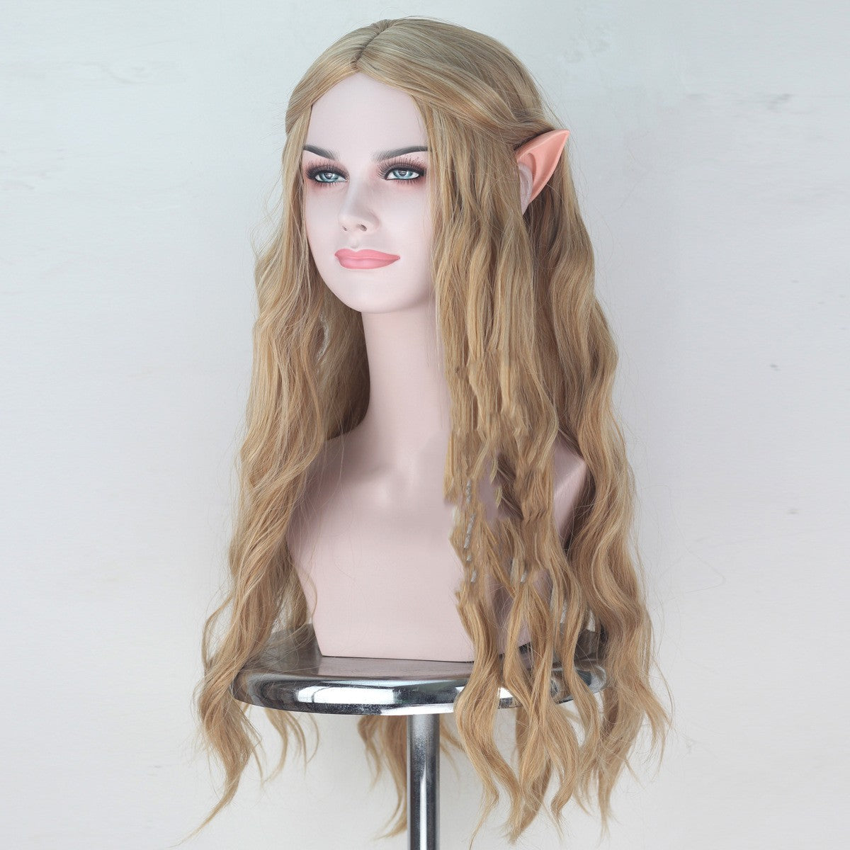 Perruque hobbit Elf Queen Kellantril avec oreilles Perruques d'anime Cosplay