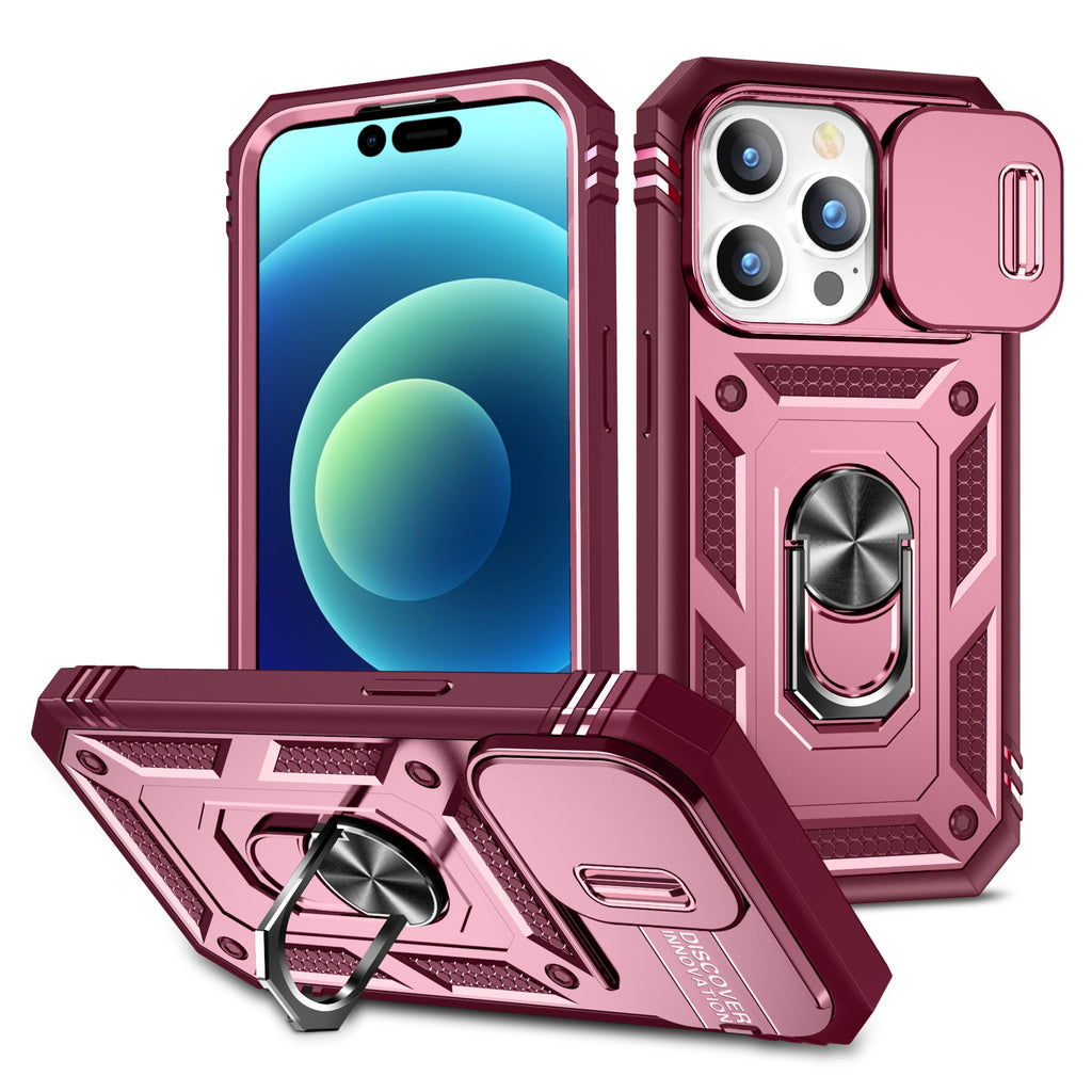 Convient pour le 17 Pro cas de téléphone Max deuxième génération avec une fenêtre coulissante