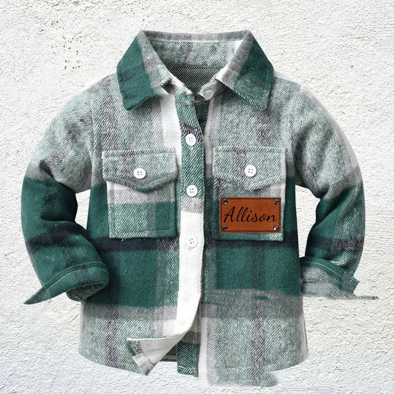 Chemise à carreaux pour enfants