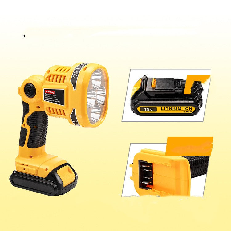 Grande lampe verticale 18V Lithium batterie éclairage extérieur LED