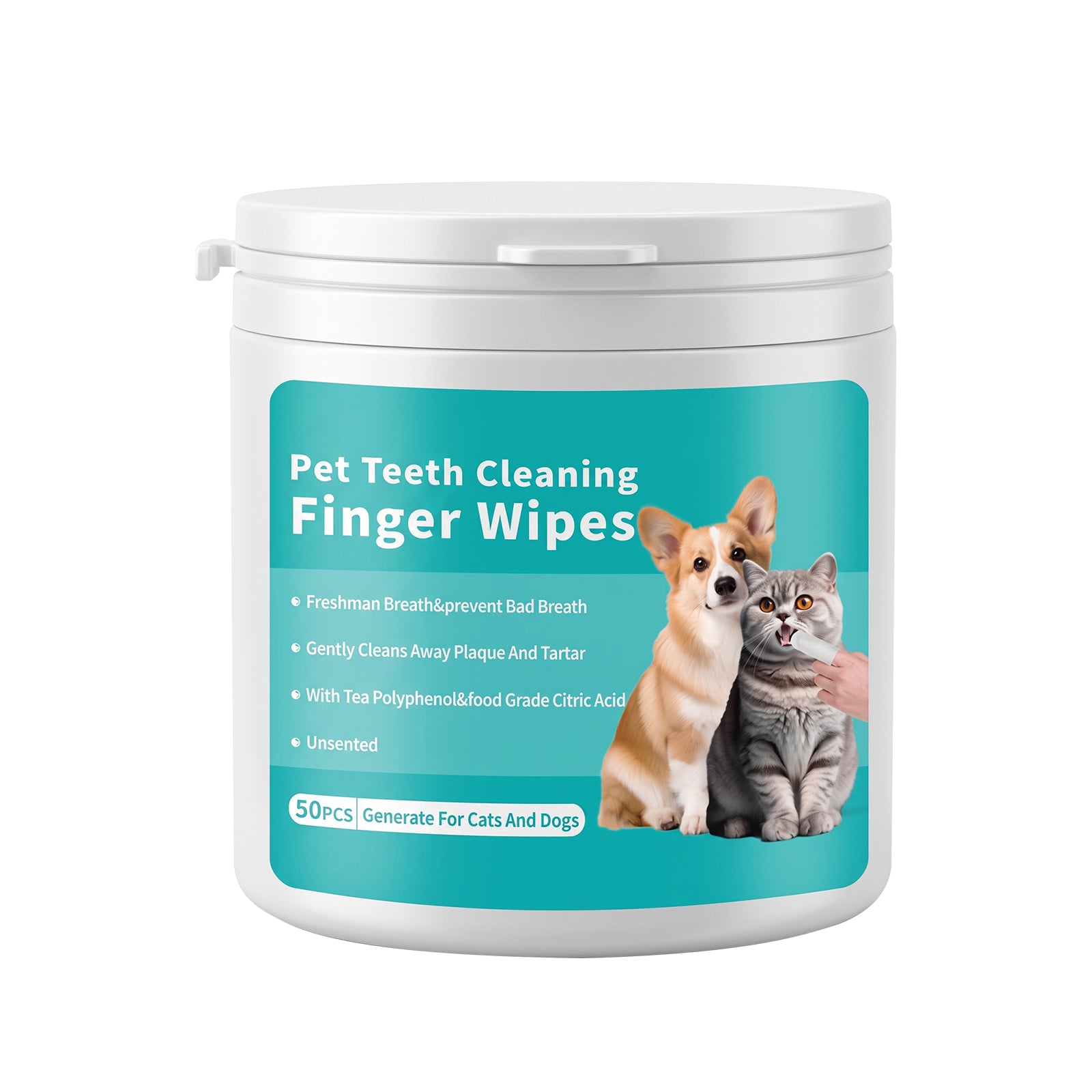 Seulement auto-pickup--nettoyage de dents wipes humides 50 pièces