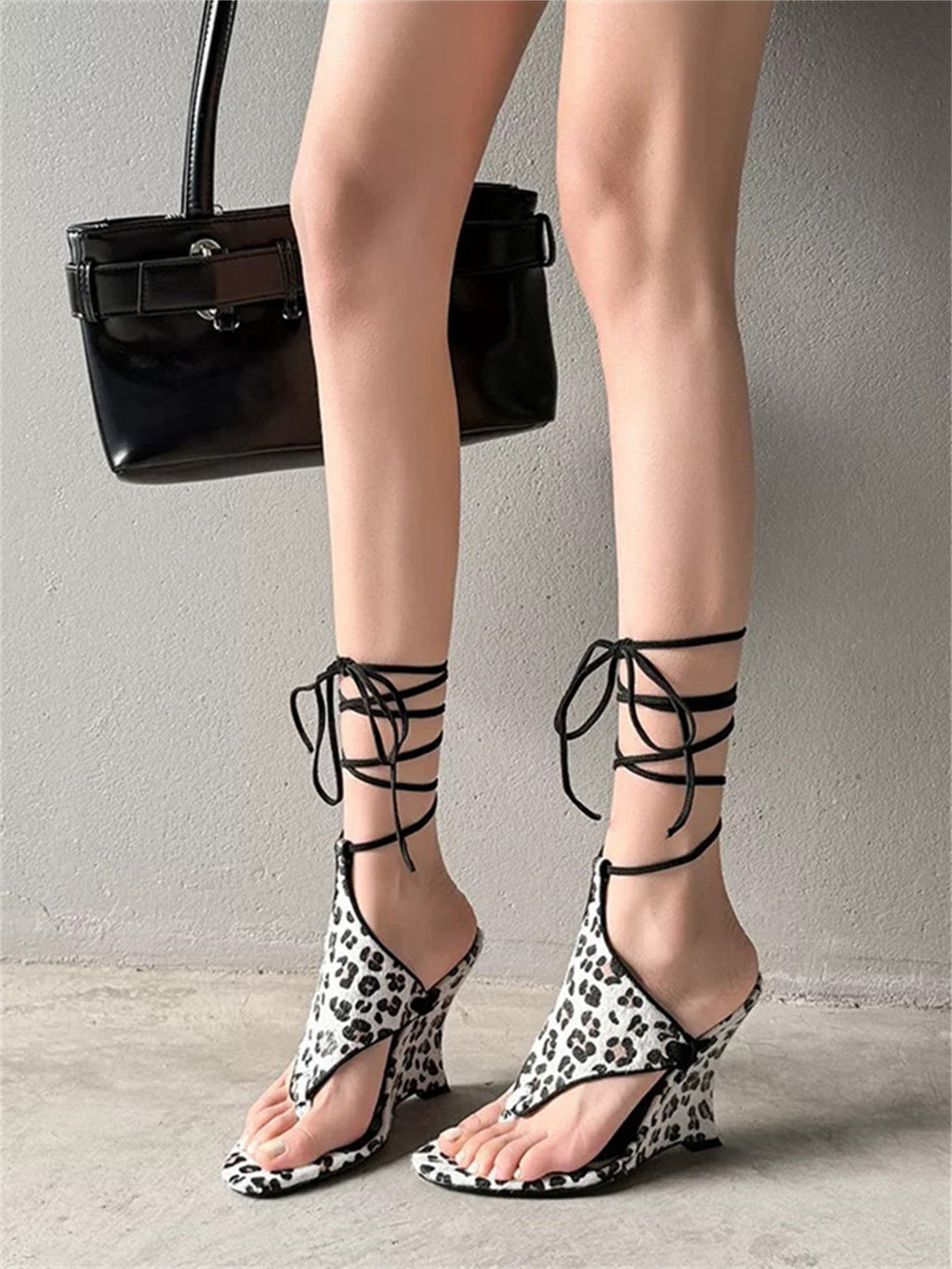Sangle de String Wedge Sandales pour femmes