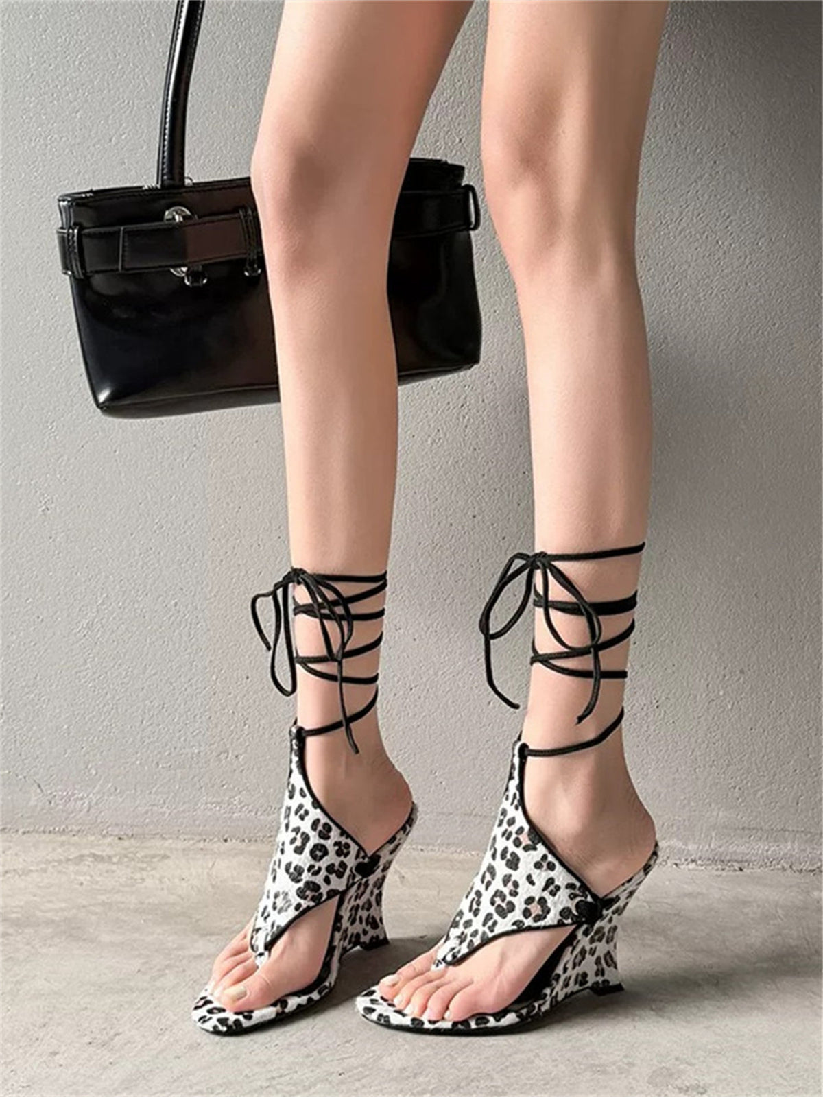 Sangle de String Wedge Sandales pour femmes