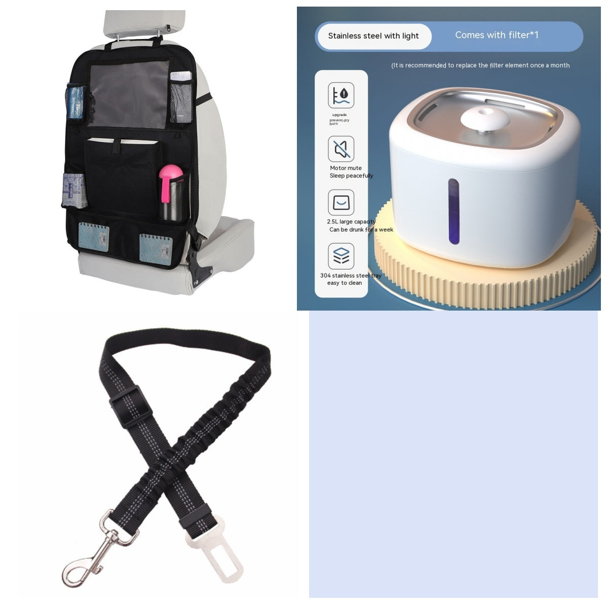 Distributeur d'eau intelligent pour animaux de compagnie Circulation automatique