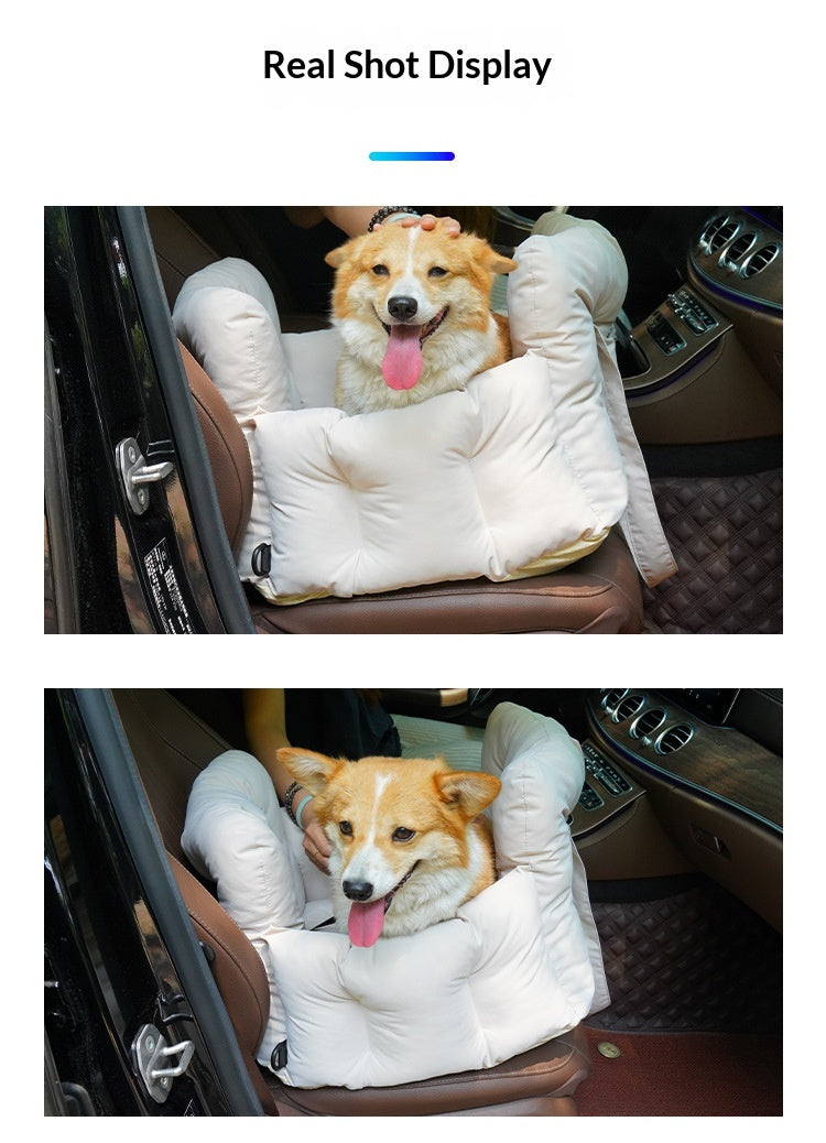Imperméable amovible voiture portable de sécurité siège lit pour les animaux de compagnie