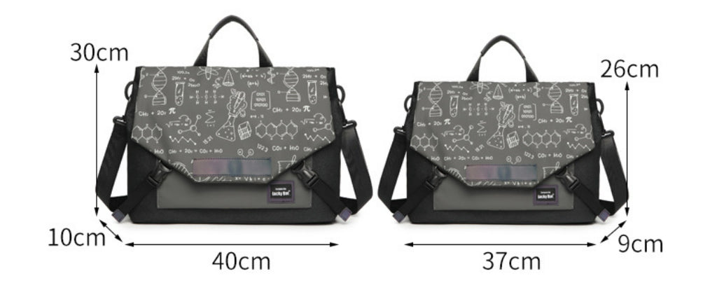 Sac portable Portable Messenger Bag Gaming Notebook Sac à épaule de grande capacité