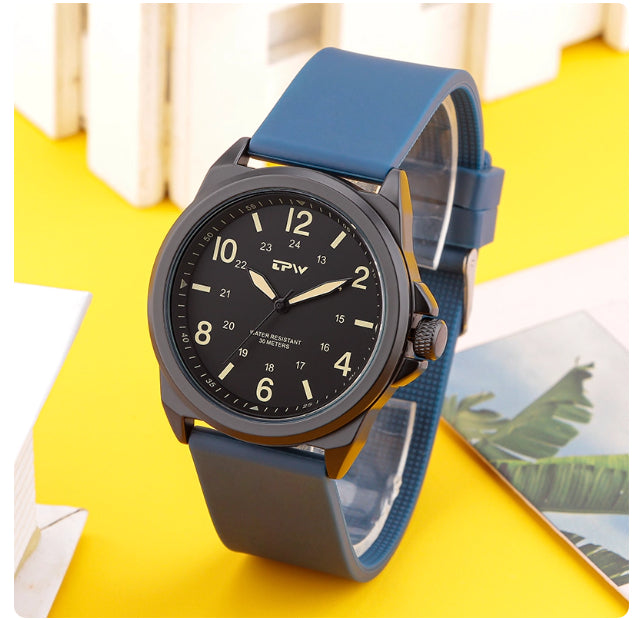 Montre Quartz simple rétro légère et résistante à l'usure