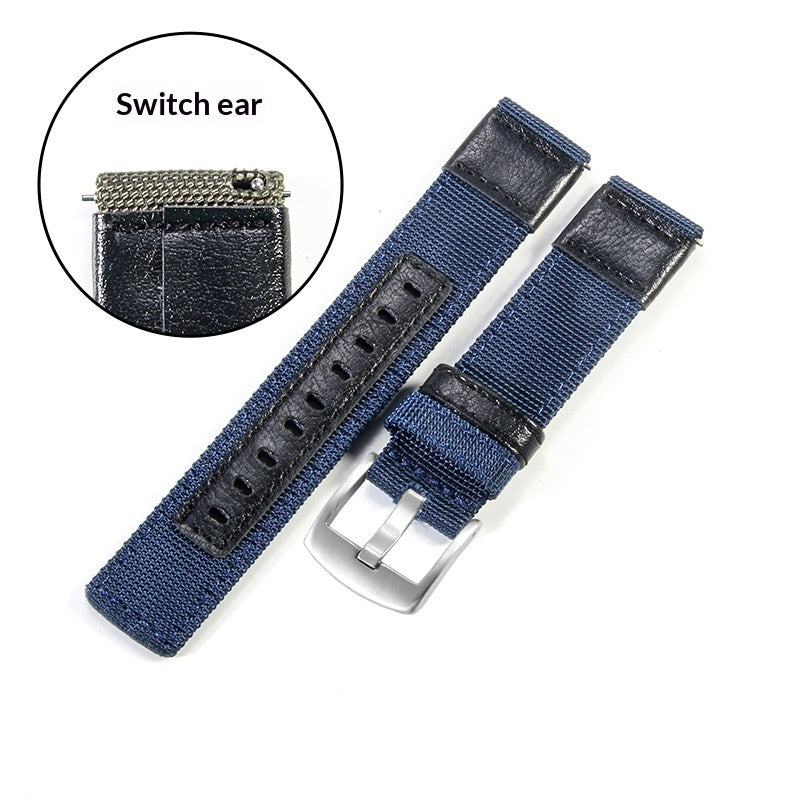 Bracelets de montre Jeep Toile Nylon et Bracelets en cuir