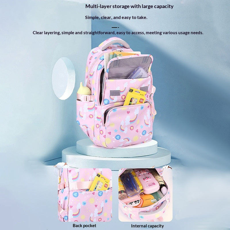 Ensemble de sacs d'école pour étudiants de grande capacité à protection arrière