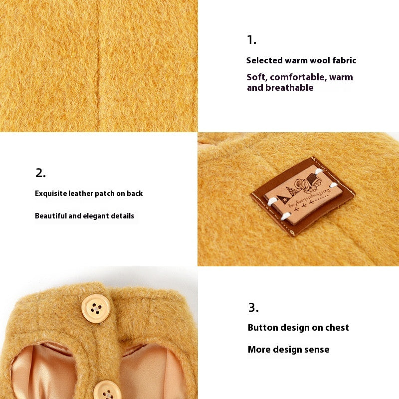 Vêtements pour animaux de compagnie Automne et hiver Petit chien Coton Coréen cachemire