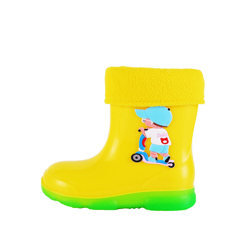 Bottes de pluie détachables antidérapantes