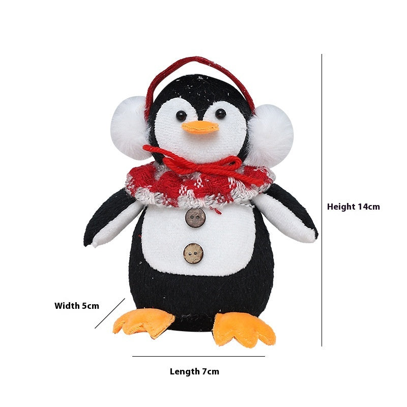 Décorations de Noël Penguin Petite poupée