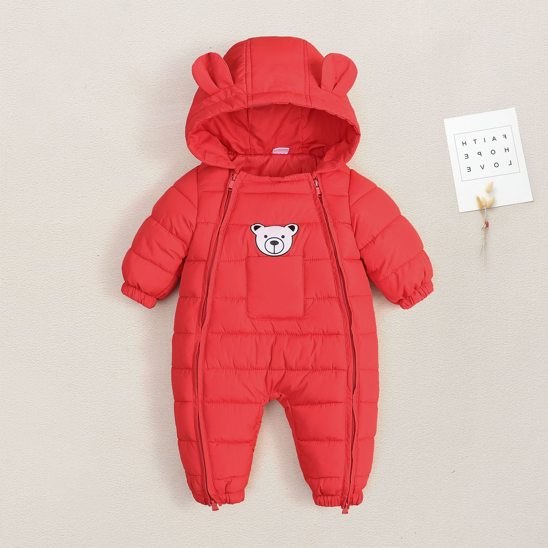 Veste en coton rembourrée d'une seule pièce