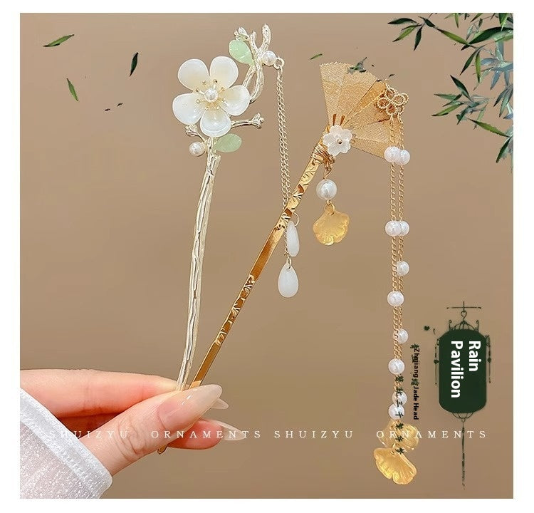 Robe Accessoires Hairpin Headwear Antique Style Plaque Hairpin