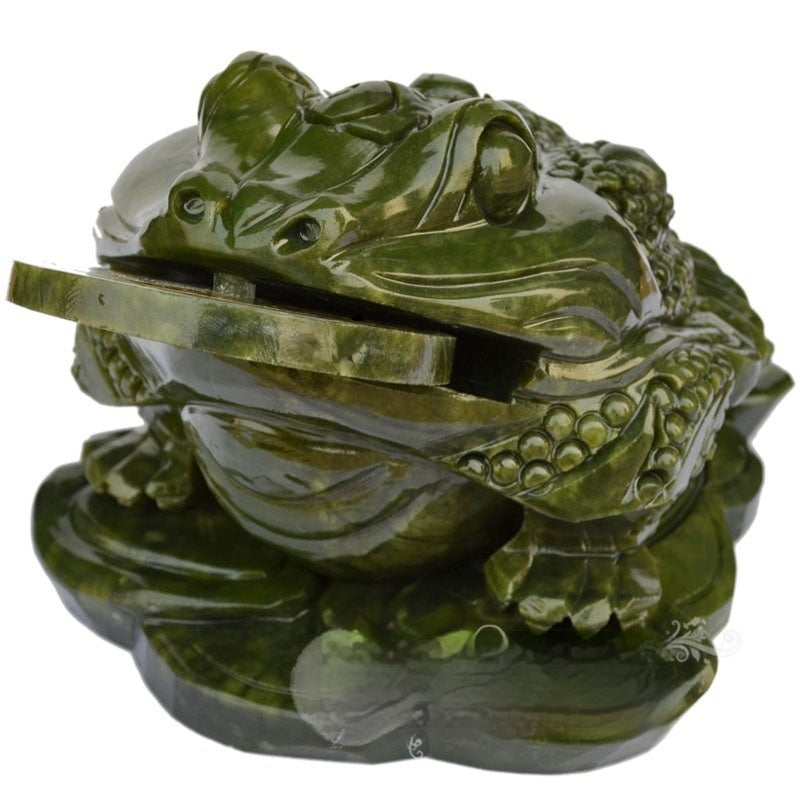 Bijoux de crapaud doré de Jade Sud