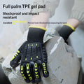 TPR Mechanical Construction Industry Anti-vibration Gloves Palm