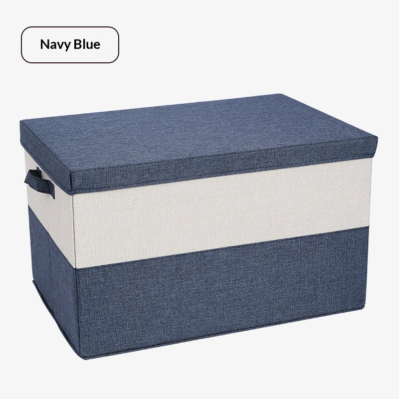 Boîte de rangement surdimensionnée à deux tons pour vêtements