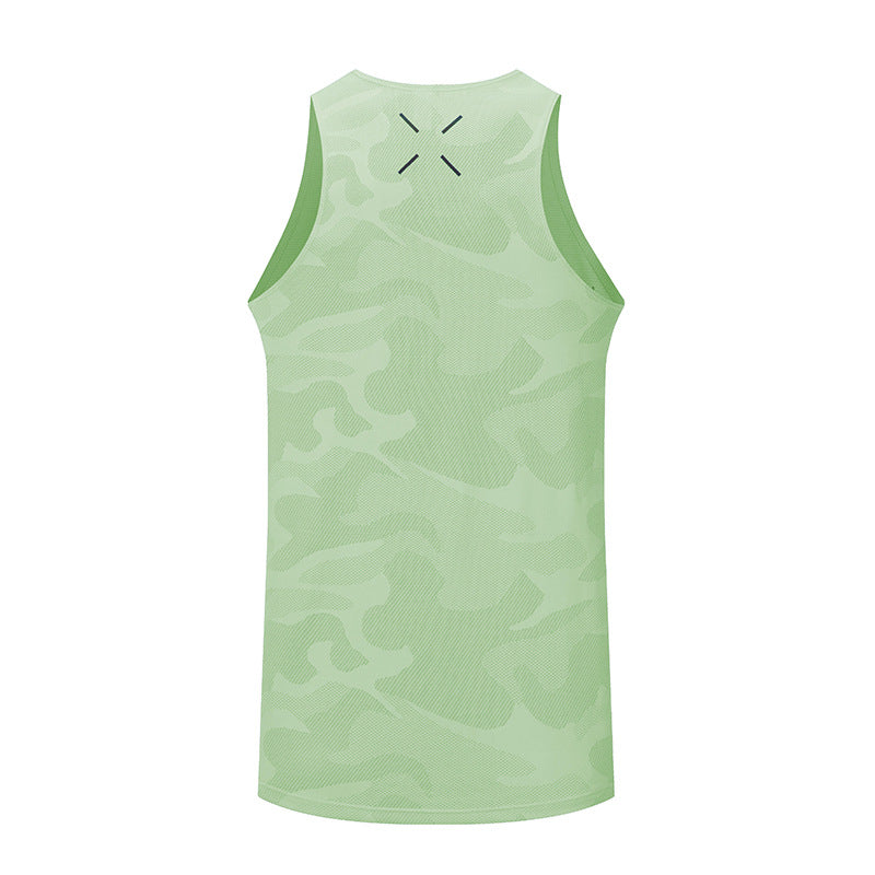 Summer Outdoor Fitness Vest Casual Stretchy Respirant et séchage rapide