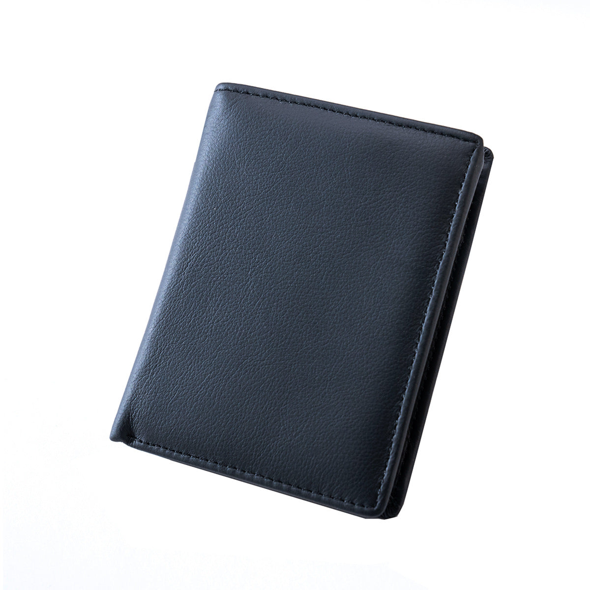 Portefeuille en cuir véritable homme Cowhide RFID Blocage