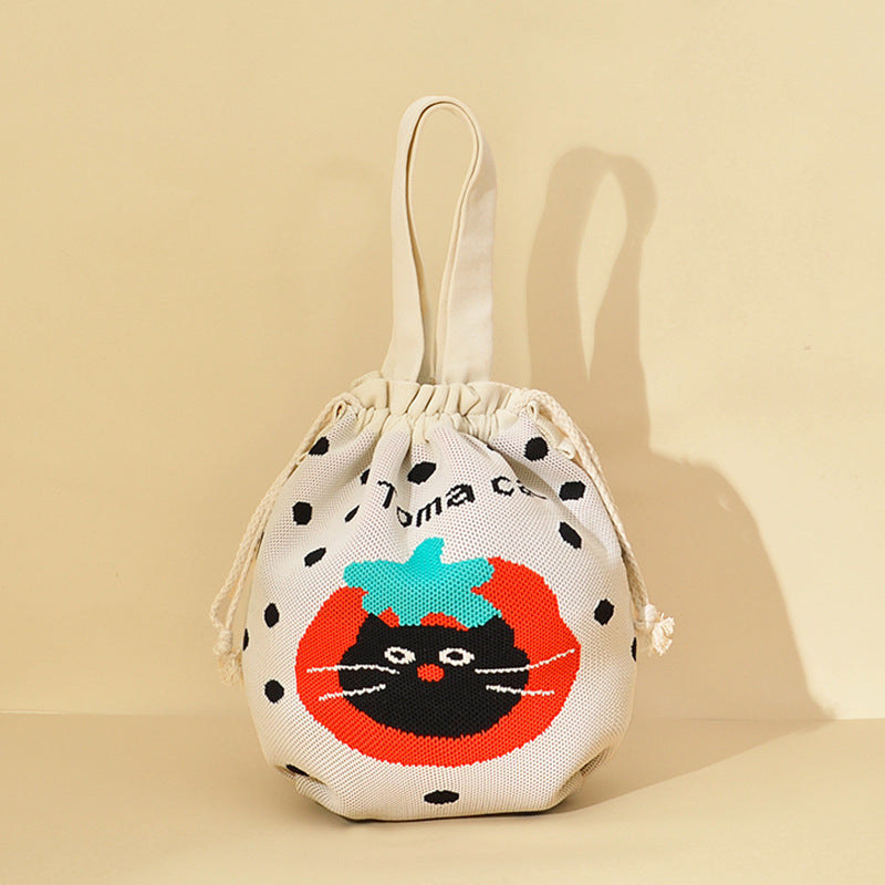 Sac à main de cordon de dessin animé japonais