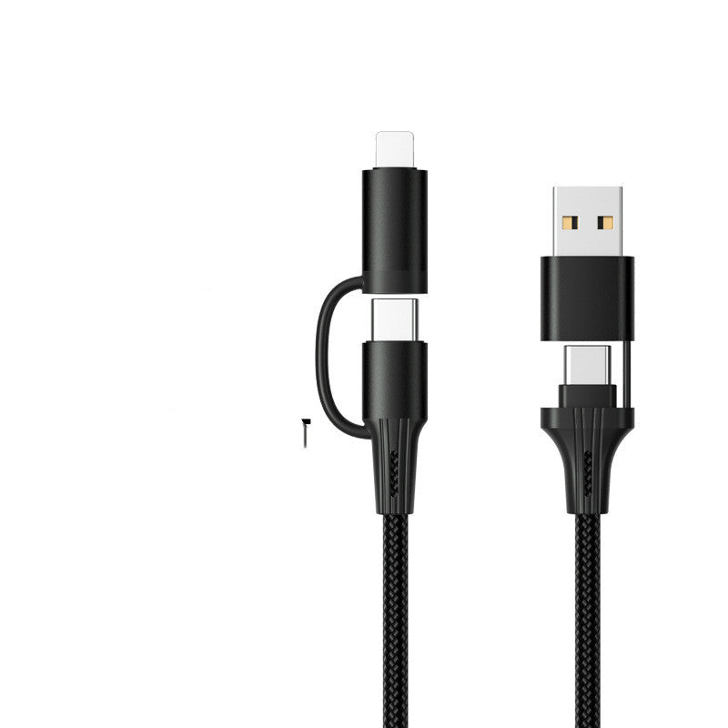 Câble de recharge multifonction multi-tête 60W
