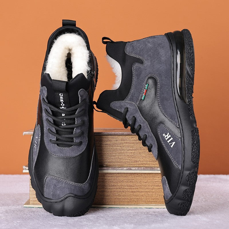 Chaussure de randonnée en coton rembourrée en polaire d'hiver