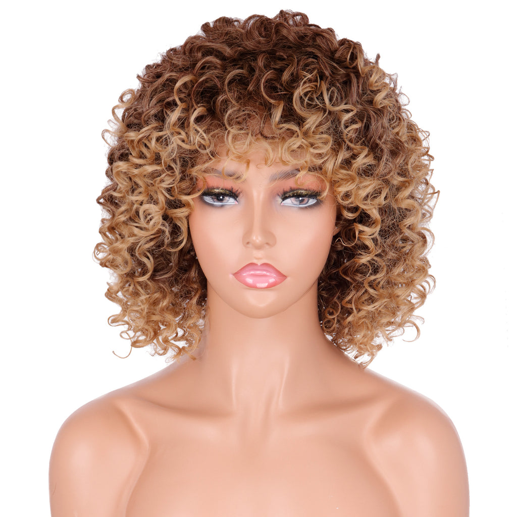 Wig Headgear pour femmes Fibre chimique européenne et américaine