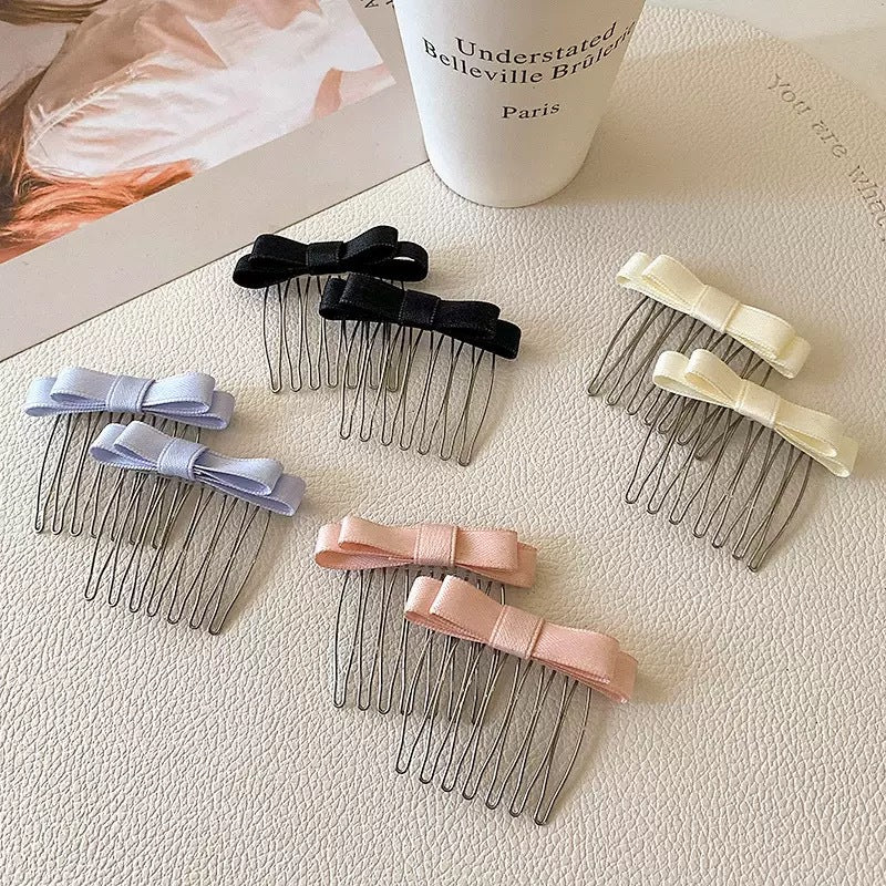 Comb simple cheveux Bow non-dérapant et polyvalent accessoires de cheveux