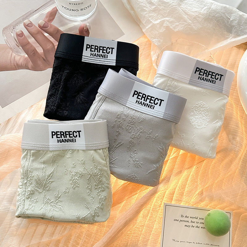 Slips de boxeur pour hommes pour l'été à mi-scène et respirant