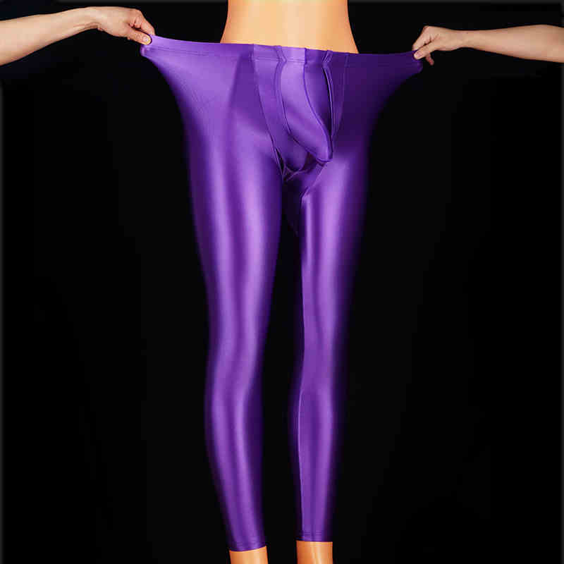 Shiny Sexy Leggings hommes Slim Fit Free Plus Taille