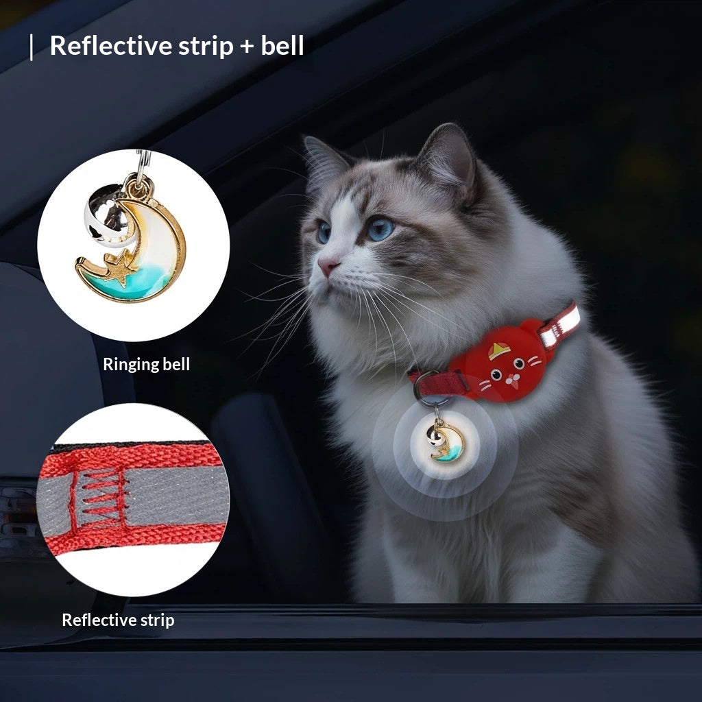 Collier de chien anti-étouffement réfléchissant Bell