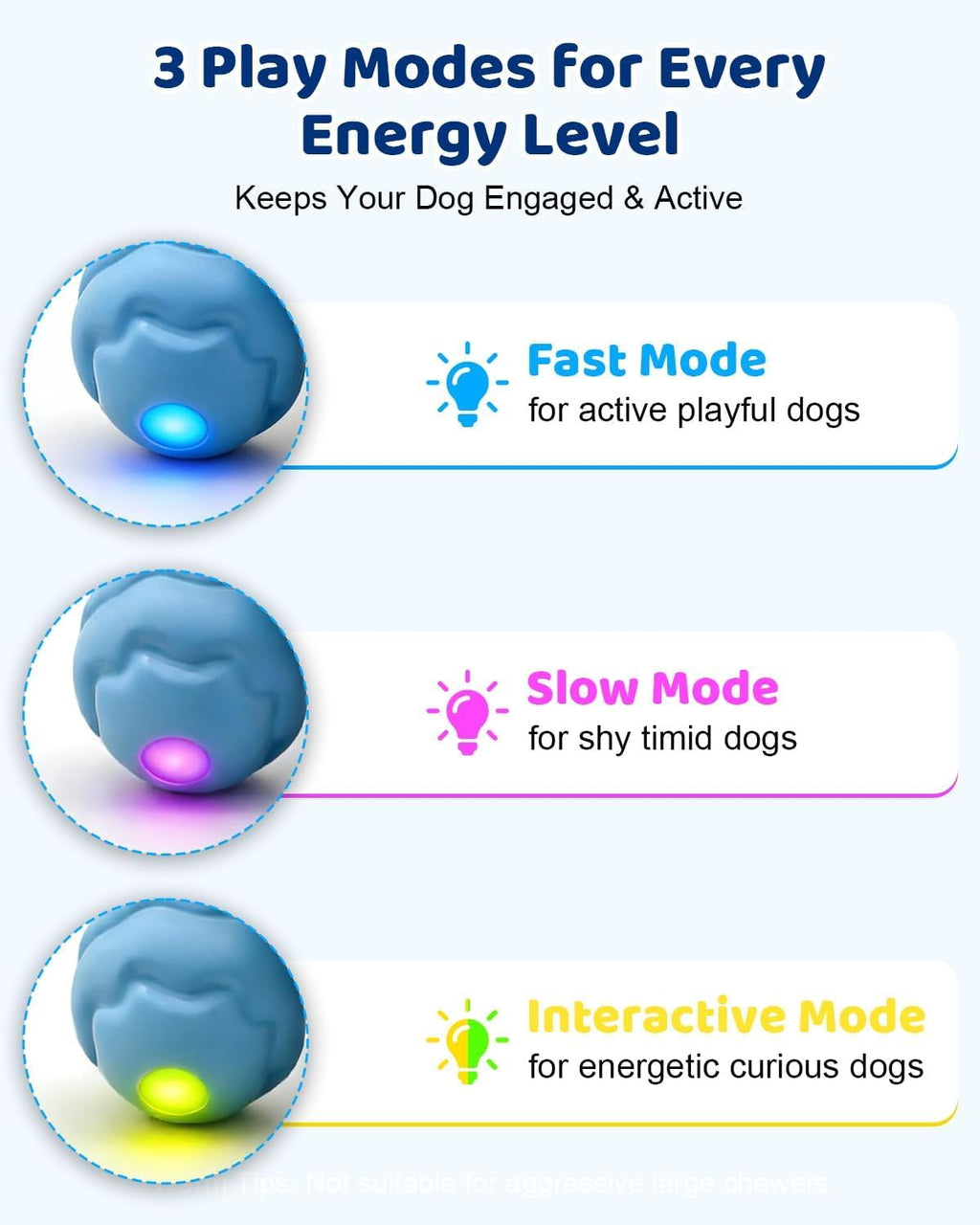 Jouets interactifs pour chiens avec corde -Smart Dog Ball Son de barking intégré