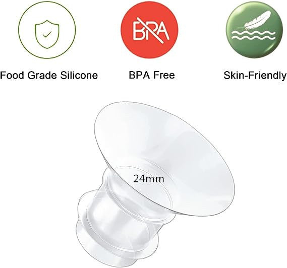 Adaptateur de brides télescopage de pompe mammaire portable