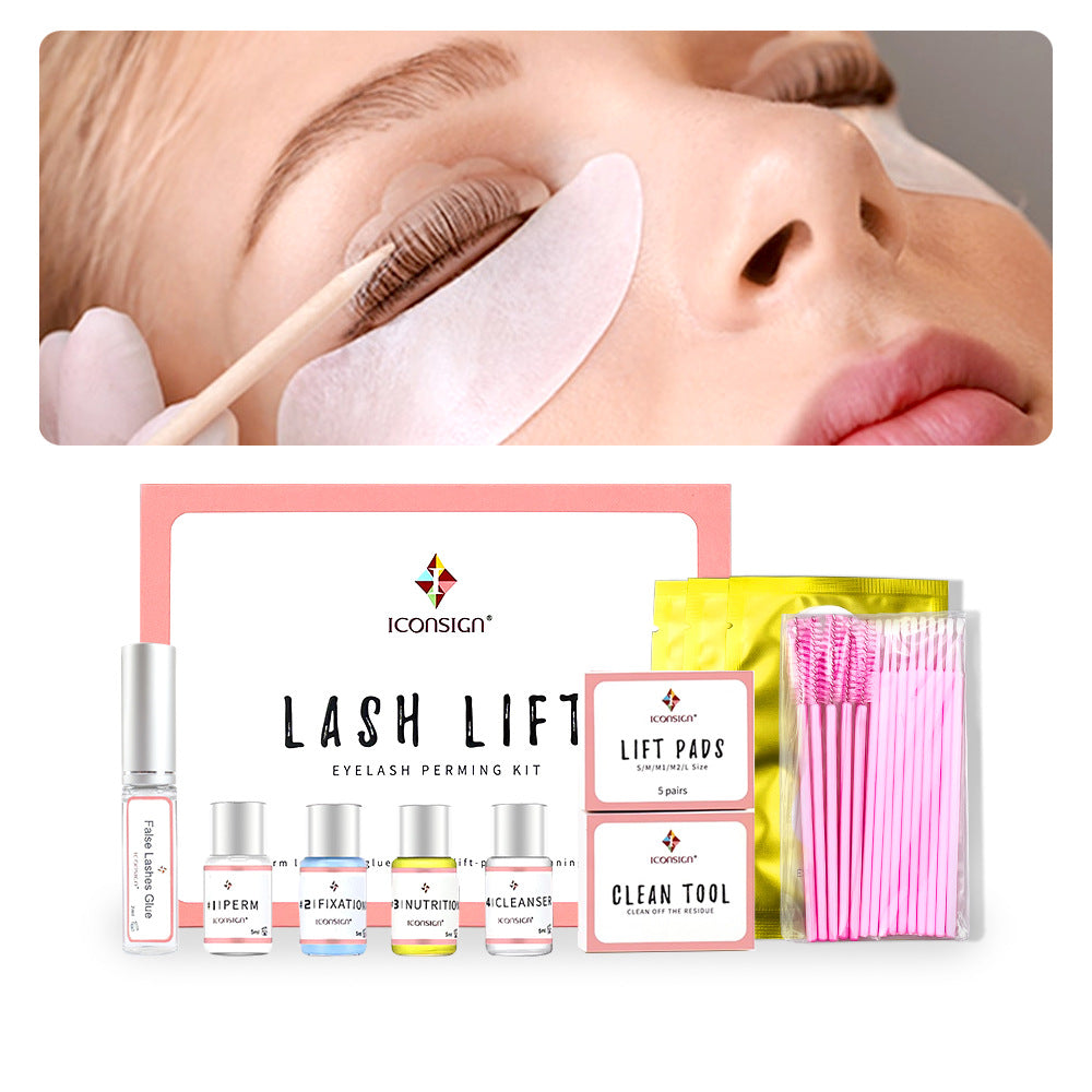 ICONSIGN Cils Permant Kit kératine pour les cils bouclés de longue durée Permant facilement les cils
