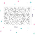 Set de 2 nappes de coloration – nappes de peinture avec des dessins créatifs