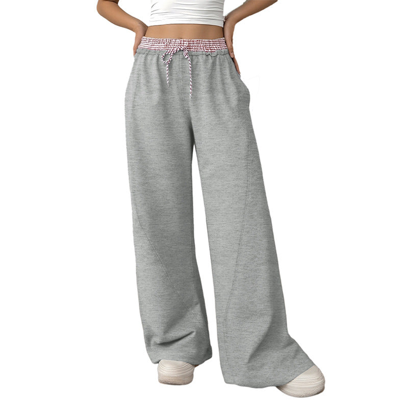 Pantalons à jambes droites Pantalons occasionnels pour femmes