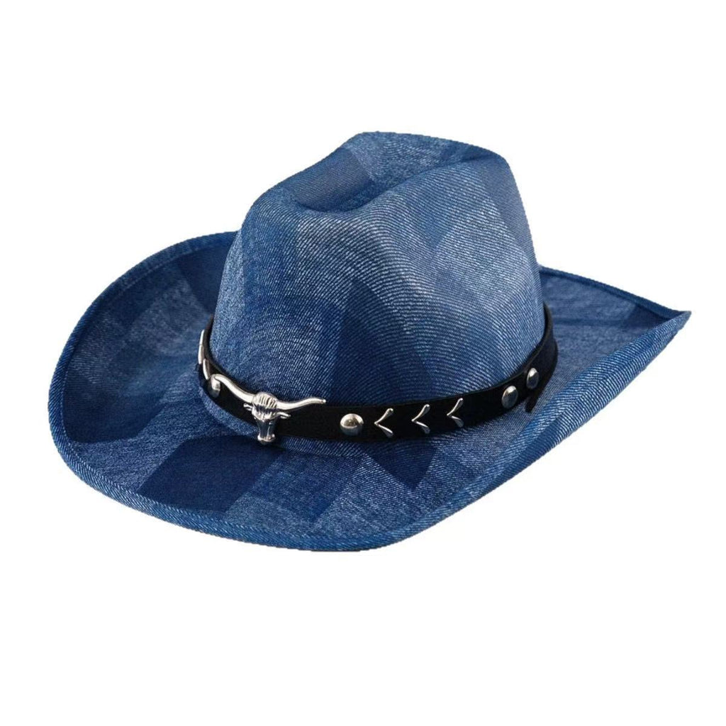 Hommes et femmes Western Cowboy Outdoor Travel Chapeau plat