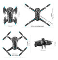 Quadcopter sans pinceau contrôlé par l'écran avec évitement d'obstacles pour la photographie aérienne